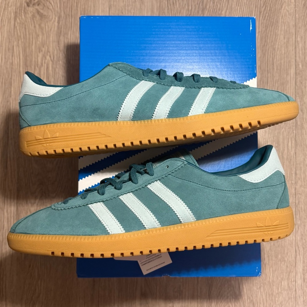 Adidas BRMD Sneaker Shoes Mystery Green Suede Mens Size 10.5, 12, New - Picture 6 of 11